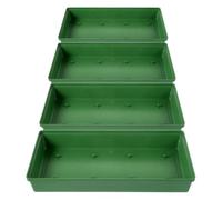 TIDTALEO Lot de 4 Plateaux en Mousse Verte pour Arrangement Floral, Facile à Utiliser et Réutilisable, pour Événements et Fêtes