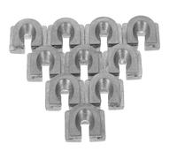 TIDTALEO Manchon à Œillets en Alliage D'aluminium, Lot de 10 Pièces pour Tête de Coupe-bordures, Accessoires de Tondeuse à Gazon pour Remplacement, Maintien Sécurisé du Fil, Utilisation