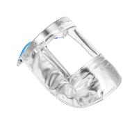 TIDTALEO Masque De Soudage Transparent en Aluminium Résistant à Haute Température, Bouclier De Coupe Anti-éclaboussures Réglable, Protège Tête Contre Les Éclats De Chaleur pour Soudeur