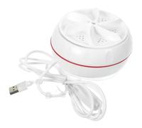 TIDTALEO Mini Lave-linge Portable USB Blanc en Abs Léger Fonction Rapide de Décomposition des Taches, Linge et Sous-vêtements en Voyage ou Déplacement Professionnel