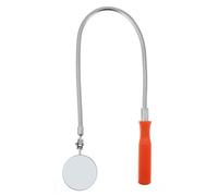 TIDTALEO Miroir D'inspection du Véhicule Rond en Acier Inoxydable, Miroir Télescopique Ajustable pour Contrôle des Zones Invisibles et Mécanique Automobile