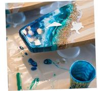 TIDTALEO Moule de Remplissage Plastique pour Bijoux DIY Modèle Imprimé Facile à Démouler pour Cristaux et Création Artisanale Kit Créatif Océan