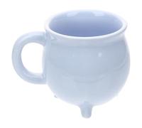 TIDTALEO Mug en Céramique de Chaudron Bleu Brillant 3d - Tasse à Café Originale pour Boissons Chaudes - Maison, Bureau et Présents - Contenance Standard, Décoration Créative