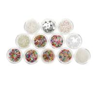 TIDTALEO Paillettes de Maquillage Yeux Multi-usages 1 Set en Sequins Sûrs pour Peau, sans Pollution, pour Maquillage Quotidien et Gloss à Lèvres Scintillant