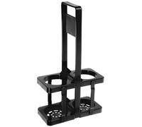 TIDTALEO Panier Pliable en Plastique Noir pour Bière Réutilisable, Porte-Bouteilles Compact pour Barbecue en Famille et Table de Pique-niques
