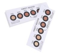 TIDTALEO Papier Technologie de Changement de Couleur 6 Points 40 Cartes Indicatrices D'humidité Compactes, Stockage D'électronique Contrôle D'humidité