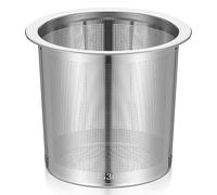 TIDTALEO Passoire à Café en Acier Inoxydable Filtre à Thé Réutilisable 10 CM Filtre à Mailles Fines Pratique pour Infusion Compatible Cafetières pour Maison Cuisine