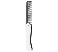 TIDTALEO Peigne Pliant Petit Format Portable en Acier Inoxydable et Plastique de Coiffure Léger et Pratique pour Soins Capillaires Quotidiens et Voiture