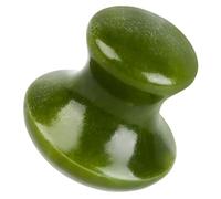 TIDTALEO Pierre de Massage Facial Gua Sha en Jade Vert Forme Champignon, Outil Multifonction Sûr pour Types de Peau, pour Usage Bureau la Maison