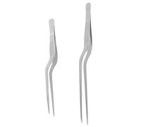 TIDTALEO Pince en Acier Inoxydable 2pcs pour Enlever Arêtes de Poisson, Ustensile Cuisine Multi-usage Préparation Culinaire