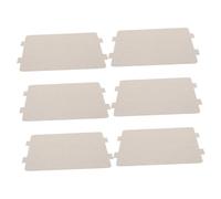 TIDTALEO Plaques De Mica Pour Four à Micro-ondes 6 Pièces, Feuilles Isolantes Résistantes à Haute Température, Matériau Stable, Pièces Détachées Universelles Pour Réparation Et Remplacement à Domicile
