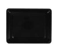 TIDTALEO Plat à Four Haute Température en Émail Noir Résistant Rectangulaire 34x26x2,5 Cm Capacité Large pour Pâtisserie et Rôtisserie