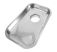 TIDTALEO Plateau Accessoire pour Poussoir à Saucisses en Acier Inoxydable Argenté pour à Viande Évite Déversements Lors Préparation Hygiénique des Aliments