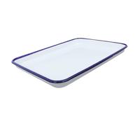 TIDTALEO Plateau De Service Rectangulaire Émail Espace Généreux Plateau De Cuisson Multifonction Pour Repas Et Laboratoire