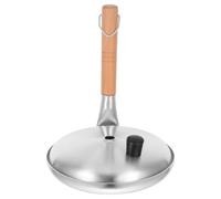 TIDTALEO Poêle Japonaise Antiadhésive pour Préparation Petit-déjeuner, Poêle à Œufs Ronde en Aluminium avec Poignée en Bois, Compatible Induction, Cuisine Parent-garçon et Filles