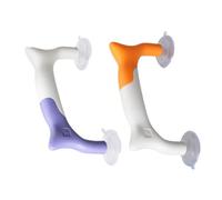 TIDTALEO Poignée à Ventouse pour Règle de Patchwork, 2pcs Outil de Quilting en Abs et Pvc, Fixation Sécurisée du Tissu, Améliore la Précision pour Projets DIY de Quilting