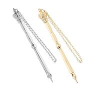 TIDTALEO Pointeur 2pcs pour Lecture Précise Torah en Alliage de Zinc Argenté Biblique Lors de Cérémonies Juives et Étude à Domicile