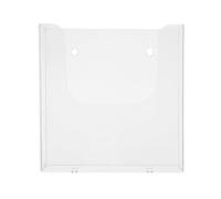 TIDTALEO Porte-Documents Mural en Plastique Transparent A5, Organiseur de Bureau Compartiments, Trieur de Rangement pour Dossiers, Brochures et Papiers Administratifs, Support Mural
