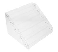 TIDTALEO Présentoir à Cigarettes Acrylique Support Vertical Compact 5 Niveaux Organisateur Multifonction Rangement Chewing-Gums et Parfums pour Supermarchés
