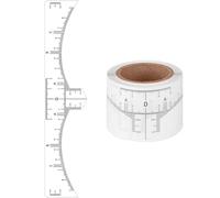 TIDTALEO Règle à Sourcils pour Dessin et Référence Symétrique des Sourcils 50 Pièces en Transparent Outil Professionnel pour Maquillage et Tatouage