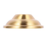 TIDTALEO Rosace Luminaire Plafond en Laiton Doré, Support pour Lampe Design Semi-fermé et Forme Ronde Plate, pour Suspensions Esthétiques et Luxueuses