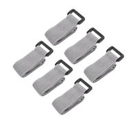 TIDTALEO Sangle Élastique Réglable pour Boîte à Lunch Scolaire, Lot de 6 Pièces en Polyester et Plastique, Design Simple et Pratique pour Repas en Plein Air