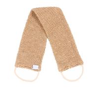 TIDTALEO Sangle Exfoliante en Ramie et Jute pour Bain, Éponge de Bain Marron, Gommage Exfoliant pour Enlever les Peaux Mortes, Dos