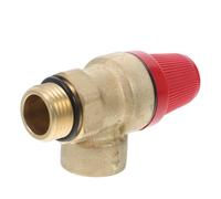 TIDTALEO Soupape de Sécurité Laiton Construction pour Chaudière Murale Valve de Décharge Pression Manuelle Régulateur Fiable