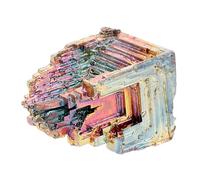 TIDTALEO Spécimen Minéral de Bismuth Cristallin Irrégulier pour Décoration Maison, Pierre Minérale de Bismuth de 40g, Création d'un Environnement Paisible pour Chambre ou Bureau