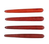 TIDTALEO Stylos D'acupression Légers et Portables en Bois Naturel Lot de 4 de Rosewood, Bâtons de Massage Manuel Coniques pour Massage des Points de Pression et Détente Musculaire du Cou