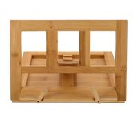 TIDTALEO Support Biblique en Bambou Beige, Pupitre Partition pour Livres et Cahiers, Assemblage Facile et Organisation, conçu pour Lecture et Installation Musicale