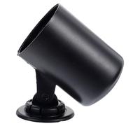 TIDTALEO Support D'instrument de Voiture 60mm Noir pour Tableau de Bord | ABS, Caoutchouc et Fer, Montage sans Utilisation des Mains, Relocalisation D’instrument, pour Jauge Auxiliaire 2 Pouces