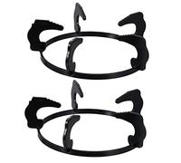 TIDTALEO Support Porte-casseroles en Fonte 20,2 Cm Lot de 2 pour Cuisinière à Gaz Domestique, Grille Antidérapante Compatible Petits Wok et Casseroles, Accessoire la Cuisine Solide