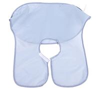 TIDTALEO Tablier de Coupe de Barbe Pliable en Polyester pour Hommes, Cape de Rasage Pratique Empêchant L'obstruction des Canalisations, pour Salle de Bain et Lavabo