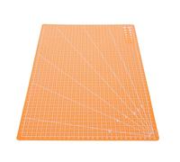 TIDTALEO Tapis de Découpe Double Face A3 en Pp pour Bricolage et Gravure, Tapis de Couture Pratique et Protecteur de Surface, Couleur Orange