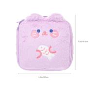 TIDTALEO Trousse Petite Période Portable Capacité Pochette Rangement Serviettes Hygiéniques Cosmétique Mignon pour Voyage et Quotidien