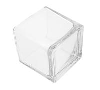 TIDTALEO Vase Carré Verre Transparent Jardinière Hydroponique Cube Vase à Fleurs pour Maison Et Bureau Décoratif Et Pratique