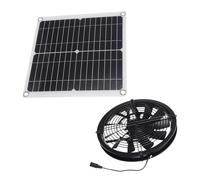 TIDTALEO Ventilateur D'extraction Solaire une Ambiance Estivale Confortable Toute L'année Solution de Ventilation Rapide pour Poulailler et Serrage
