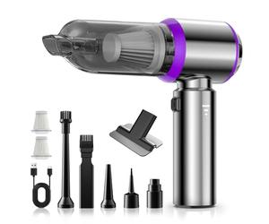 Tidy Cats Aspirateur à Main, 18000Pa Mini Aspirateur sans Fil Portable à 3 Vitesses, Multifonctionnel Aspirateur Voiture Puissant sans Fil avec Moteur sans Balais, pour Voiture Animaux Maison Car