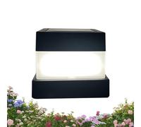 Tidy Installation: This outdoor post cover light powers itself through au