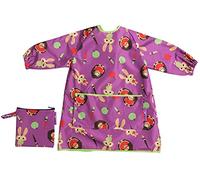 Tidy Tot®™ Bavoir Manches Longues pour Bébé | Tablier Bebe pour Manger Imperméable pour L'alimentation des Bébés et les Tout-Petits | 6 Mois à 4 Ans. DME. Sac de Voyage Inclus.