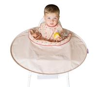 Tidy Tot®™ Kit Bavoir et Plateau - Kit Repas Bébé pour la DME et la Diversification Alimentaire, Système Anti-Gaspillage avec Plateau Récupérateur, Dès 4 Mois