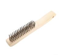 Tidy Up Your For Metals Lot de 2 brosses ergonomiques en fil d'acier avec manche en bois