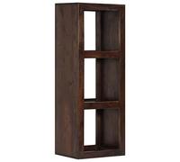 Tidyard Acacia Meuble console en bois massif, meuble TV design en bois massif, 40 x 30 x 110 cm