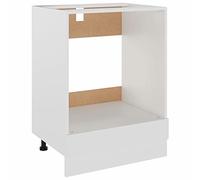 Tidyard Armoire à Four Blanc 60x46x81,5cm Aggloméré,Meuble Bas de Cuisine avec Four,Armoire de Cuisine Placard Armoire de Rangement Meuble de Cuisine