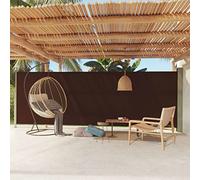 Tidyard Auvent de soleil, latéral, rétractable, de patio, terrasse, balcon, jardin, rideau de soleil pour extérieur, rideau de soleil latéral, rideau de soleil, rideau de soleil, auvent de balcon