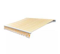 Tidyard Auvent en toile de rechange pour extérieur, terrasse, jardin, 4 x 3 m (cadre non inclus)