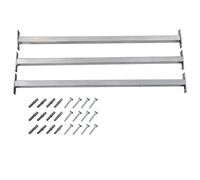 Tidyard Barres de fenêtre réglables de sécurité 3 pcs 710-1200 mm Barre de Sécurité pour Fenêtre