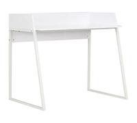 Tidyard Bureau Blanc 90 x 60 x 88 cm, Bureau d'ordinateur Table de Bureau à Domicile, Poste de Travail, Bureaux d'étude pour Maison et Bureau