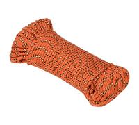 Tidyard Corde de Bateau Orange 4 mm 50 m Polypropylène Corde en Polypropylène pour Gréement, comme Amarre